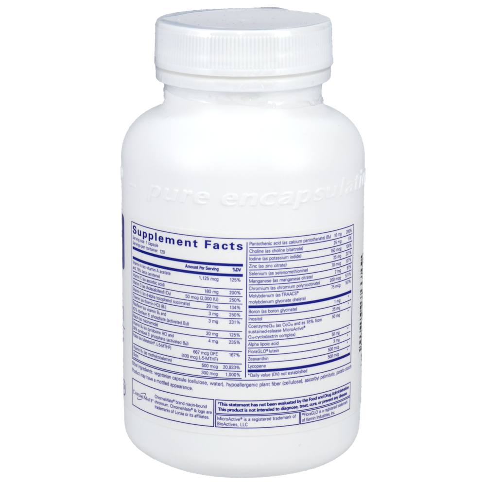 Pure Encapsulations O.N.E. Multivitamin - 120 Capsules | Multivitamin