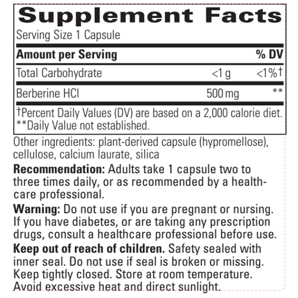 Berberine 500 mg – 60 Capsules by Integrative Therapeutics