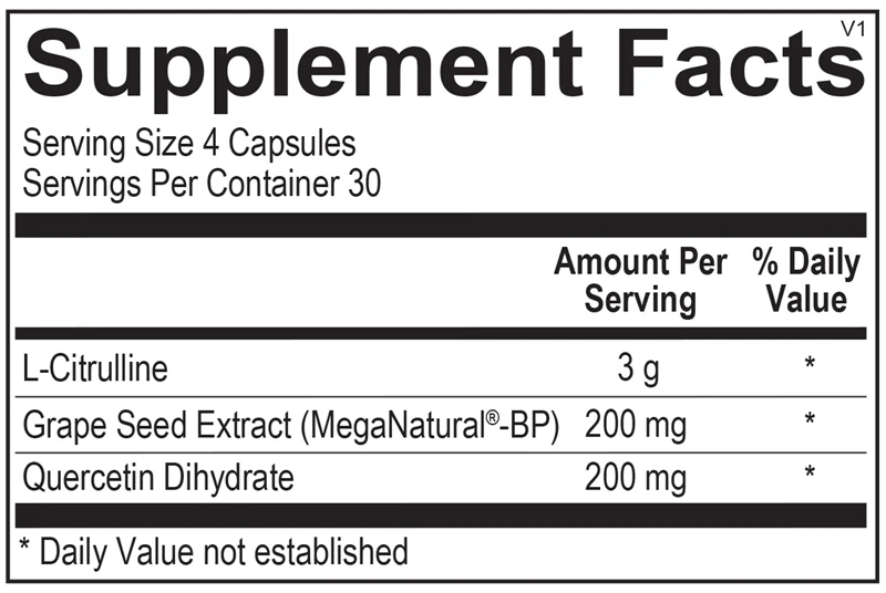 CITRANOX Ortho molecular products label