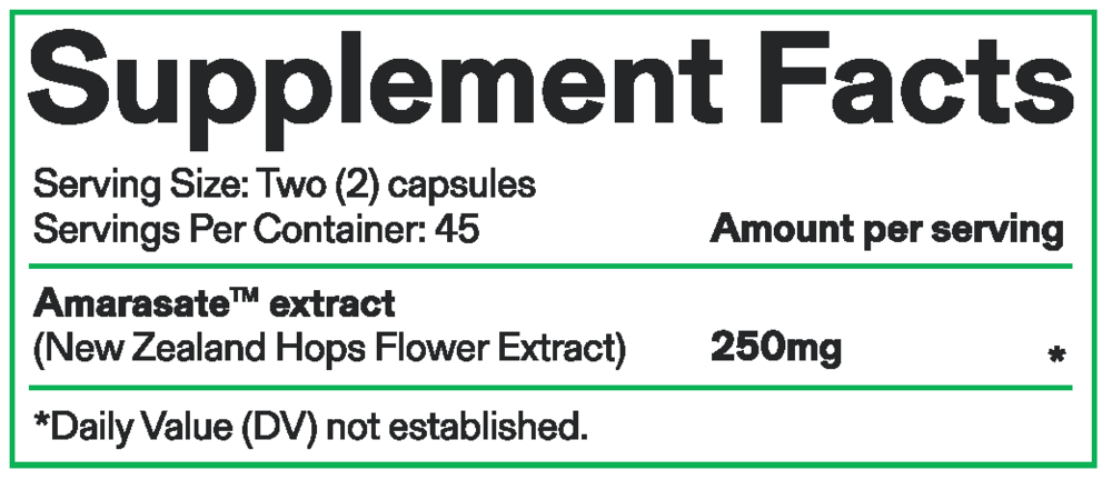 Calocurb 90 capsules facts label