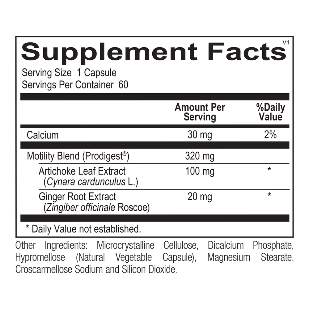 Motility PRO (60 capsules) Ortho Molecular Products