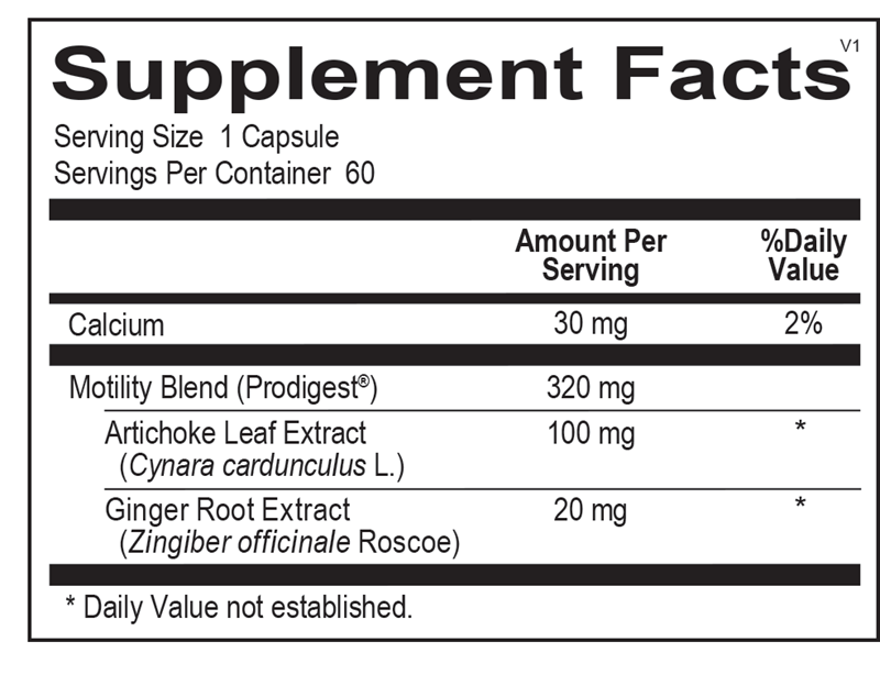 Motility PRO (60 capsules) Ortho Molecular Products