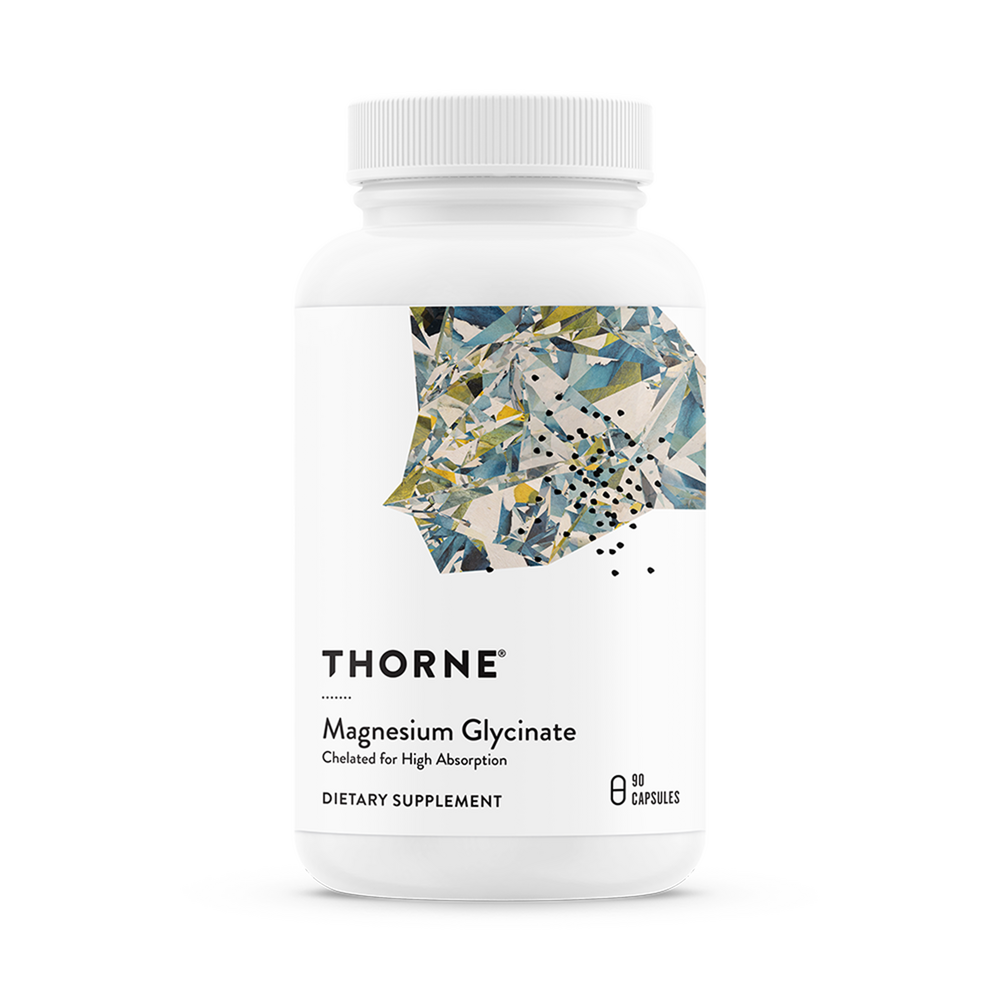 Magnesium Glycinate – Highly Absorbable Sleep & Muscle Support by Thorne (90 Capsules)