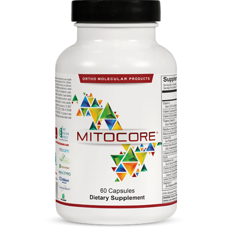 Mitocore 60 capsules front