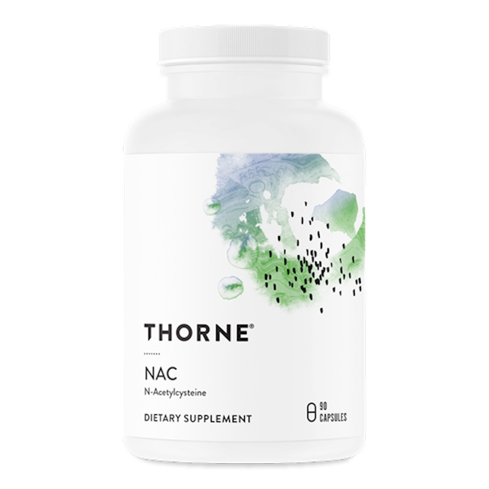 NAC (N-Acetylcysteine) – Antioxidant & Respiratory Support by Thorne (90 Capsules)