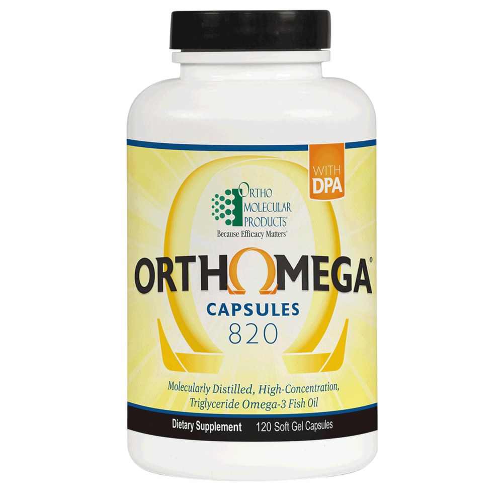 OrthoOmega 820 120 capsules ortho molecular products california