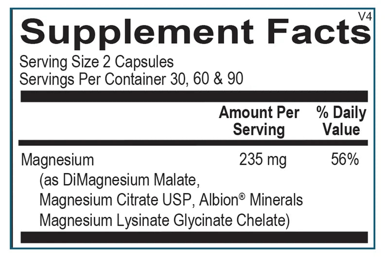 Reacted Magnesium (120 Capsules) by Ortho Molecular Products