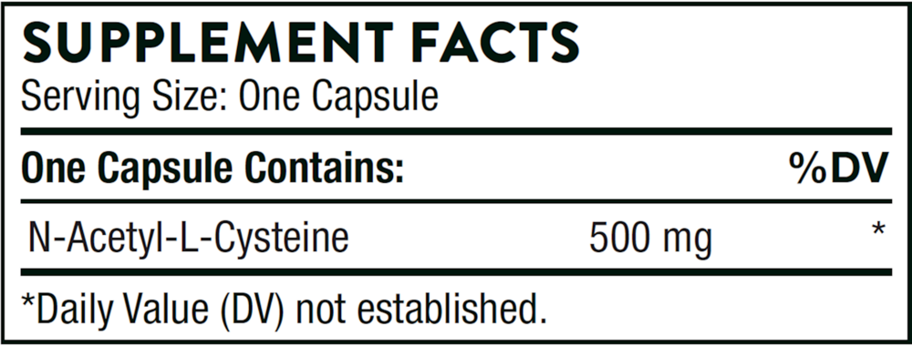 THORNE NAC 90 CAPS DELIVER TO CALIFORNIA LABEL