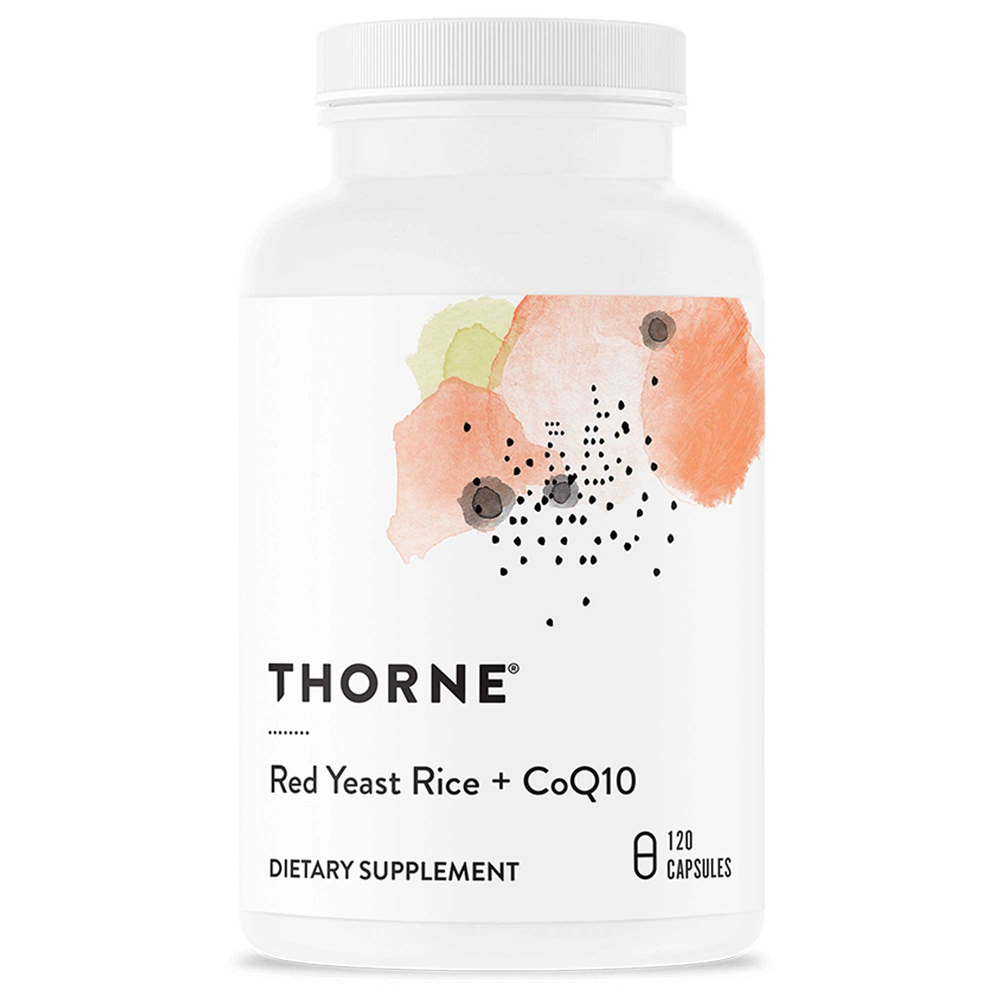 Red Yeast Rice + CoQ10 – Cardiovascular & Cholesterol Support by Thorne (120 Capsules)