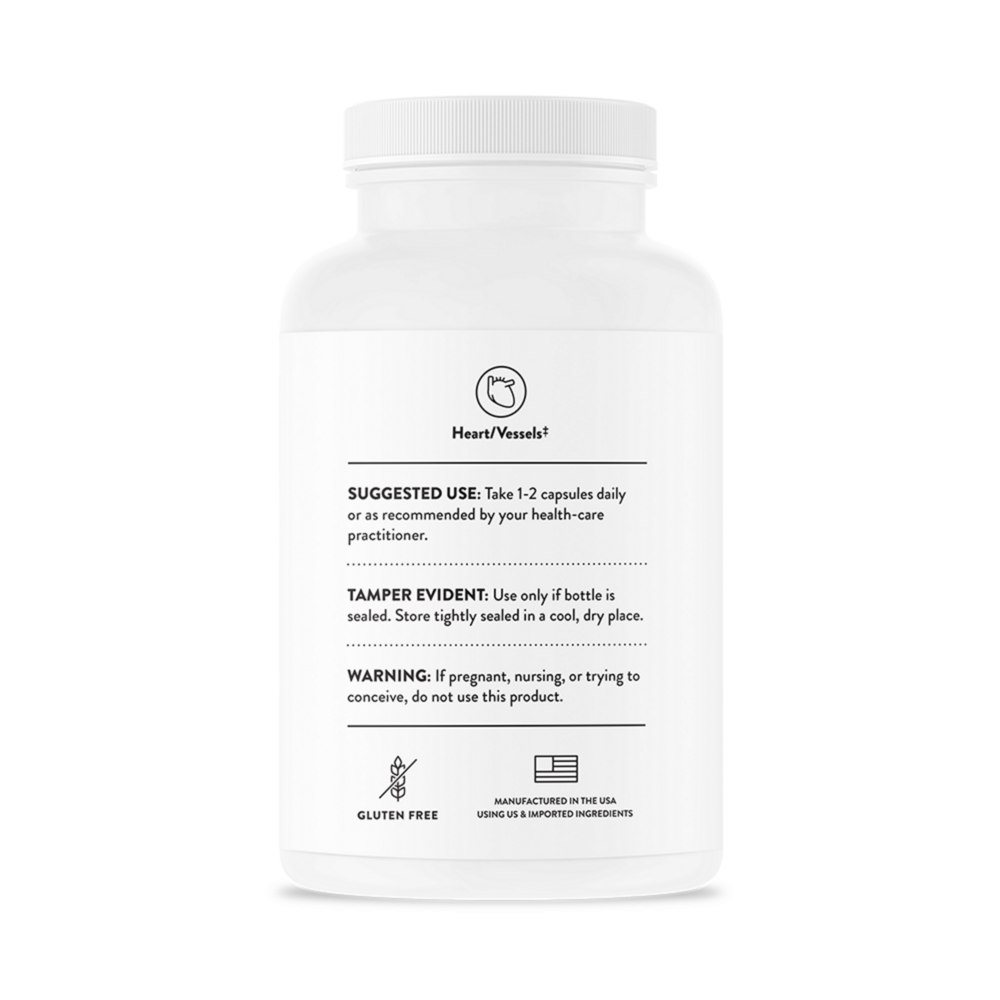 Red Yeast Rice + CoQ10 – Cardiovascular & Cholesterol Support by Thorne (120 Capsules)