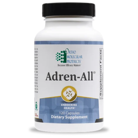 Adren-all 120 by ortho molecular bottle