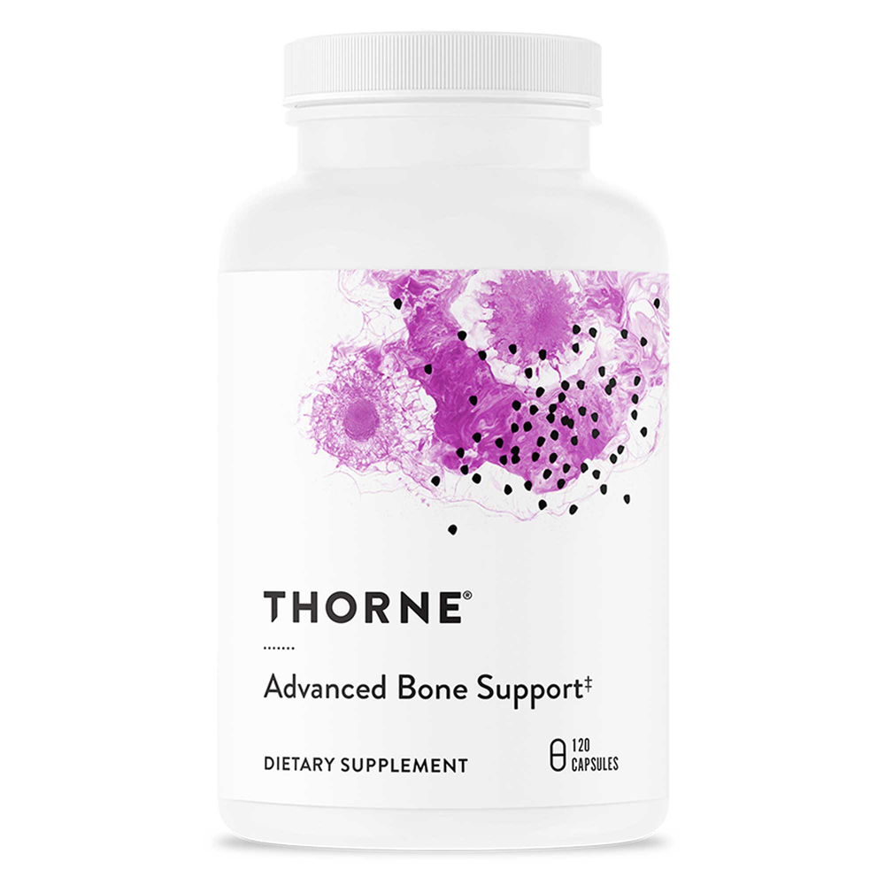 Advanced Bone Support – Complete Bone Health Formula by Thorne (120 Capsules)