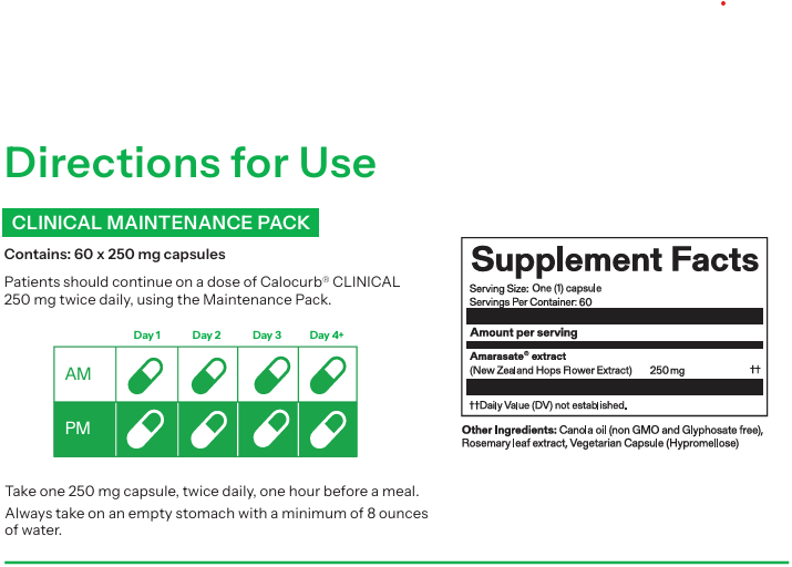 Calocurb CLINICAL Maintenance Pack by Ortho Molecular Products