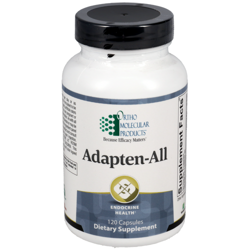 Adapten-All 120 Capsules front label - Ortho Molecular Products