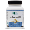 Ortho Molecular Products Adren-All bottle, 60 capsules dietary supplement under the endocrine health category for HPA axis and adrenal support.