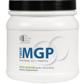 Ortho Molecular Products Fiber MGP powder tub, Tropical Golden Kiwi flavor, 17.67 oz (501 g), front label