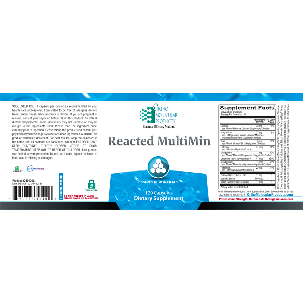 Reacted MultiMin (120 Capsules)