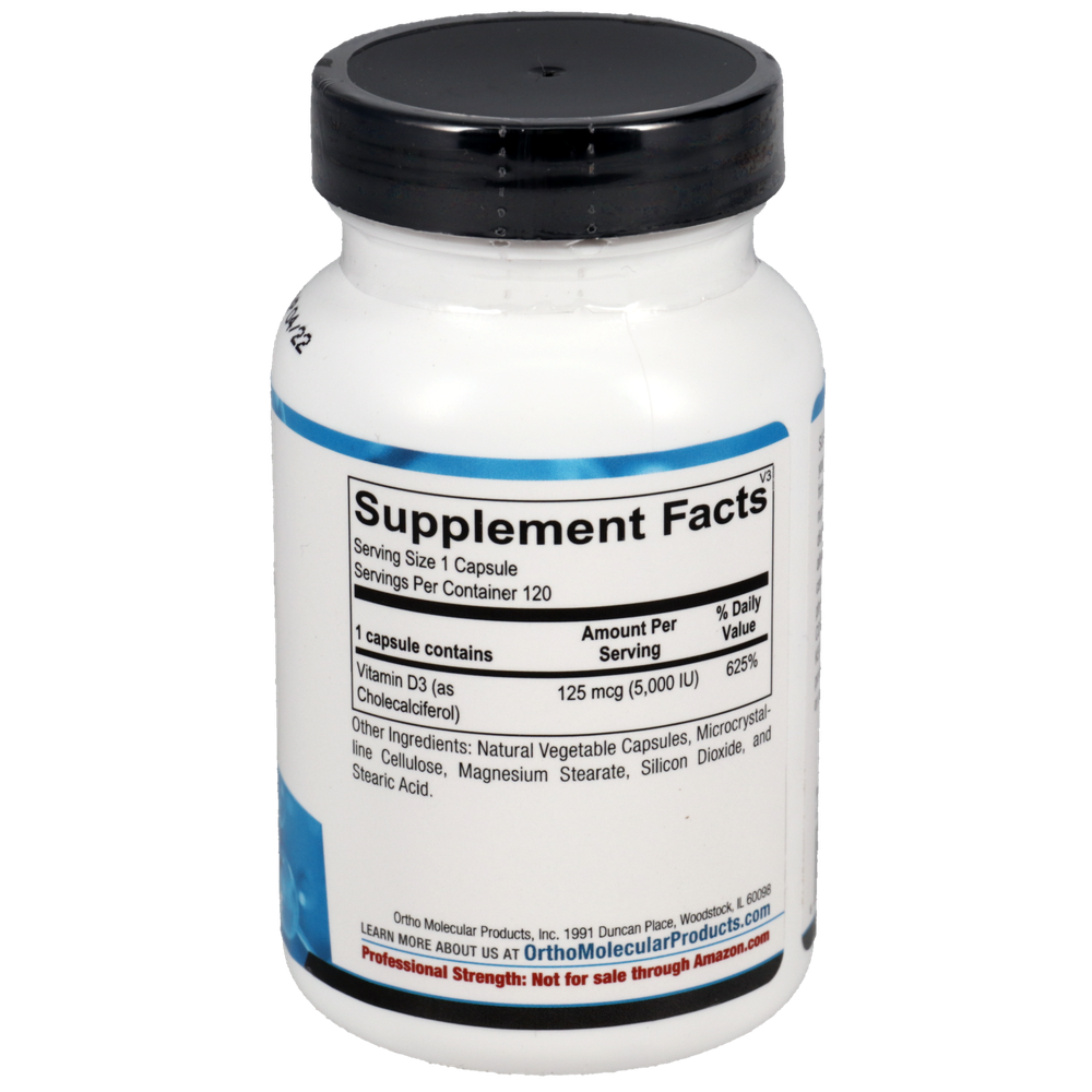 vitamin d 5000 iu ortho molecular product bottle 120 back